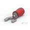Te Connectivity Fork Terminal, #10 Stud Size, 22 AWG, 300 V, Nylon Insulated, Red 8-32054-1 - alternate 1
